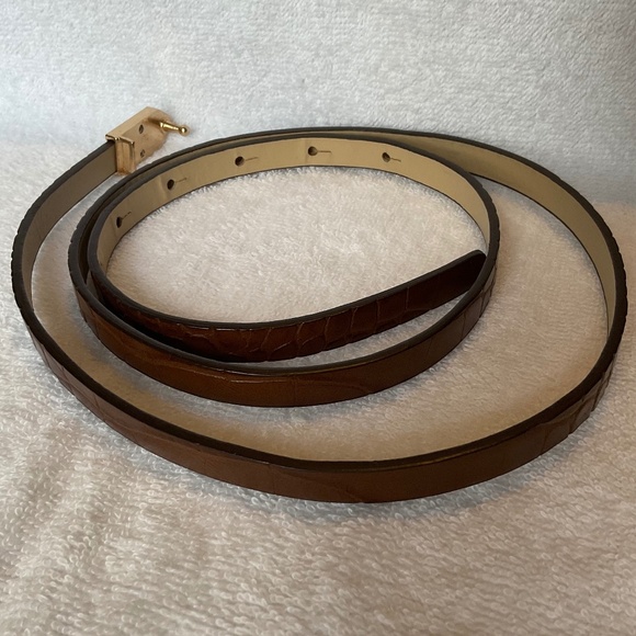 **Free with Purchase** Brown Belt Vegan Leather with Snake Skin Pattern - Picture 5 of 11